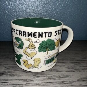 Starbucks SACRAMENTO STATE University Been There Series 14 oz Coffee Mug W/ SKU